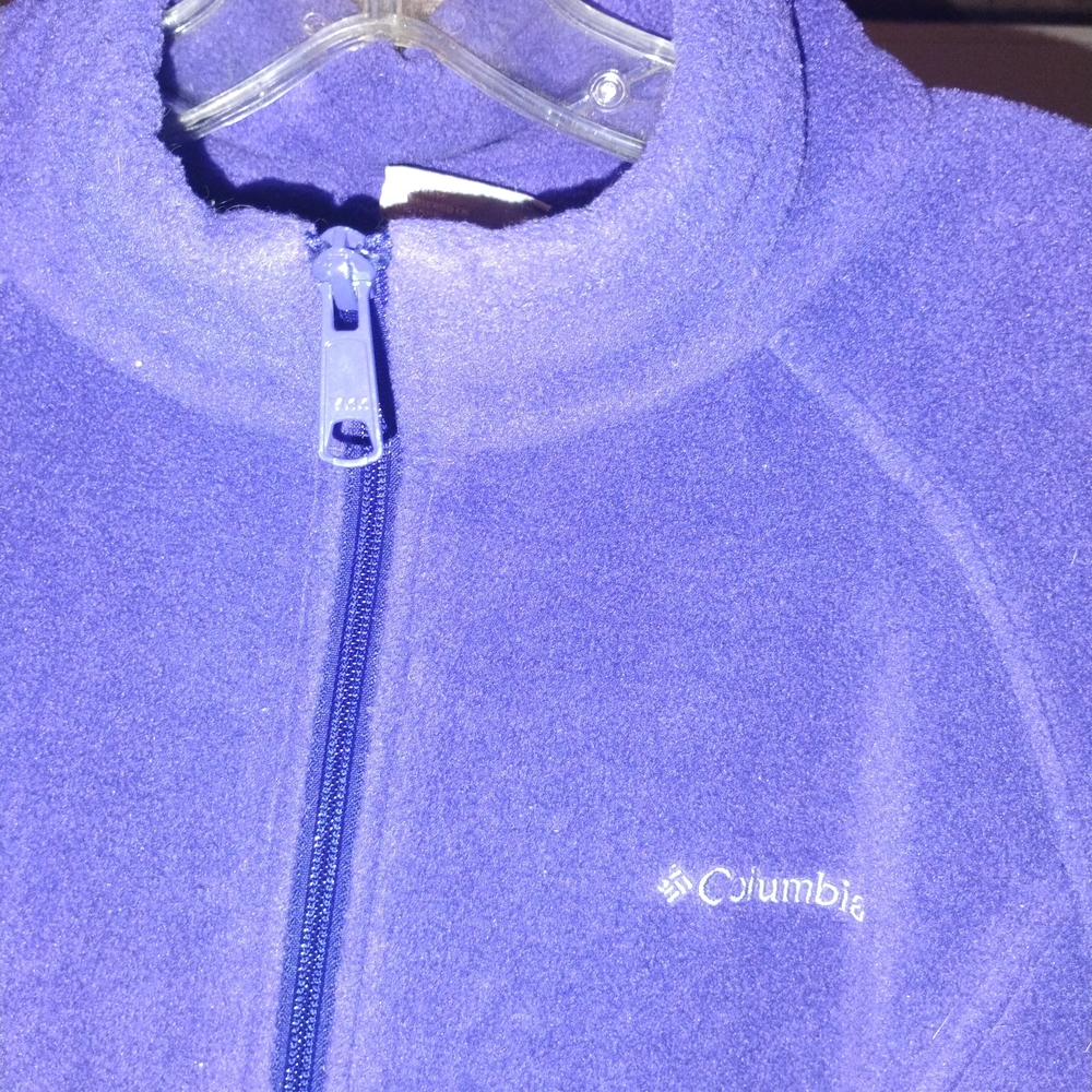 Columbia Vibrant Purple Fleece Jacket - Picture 3 of 6